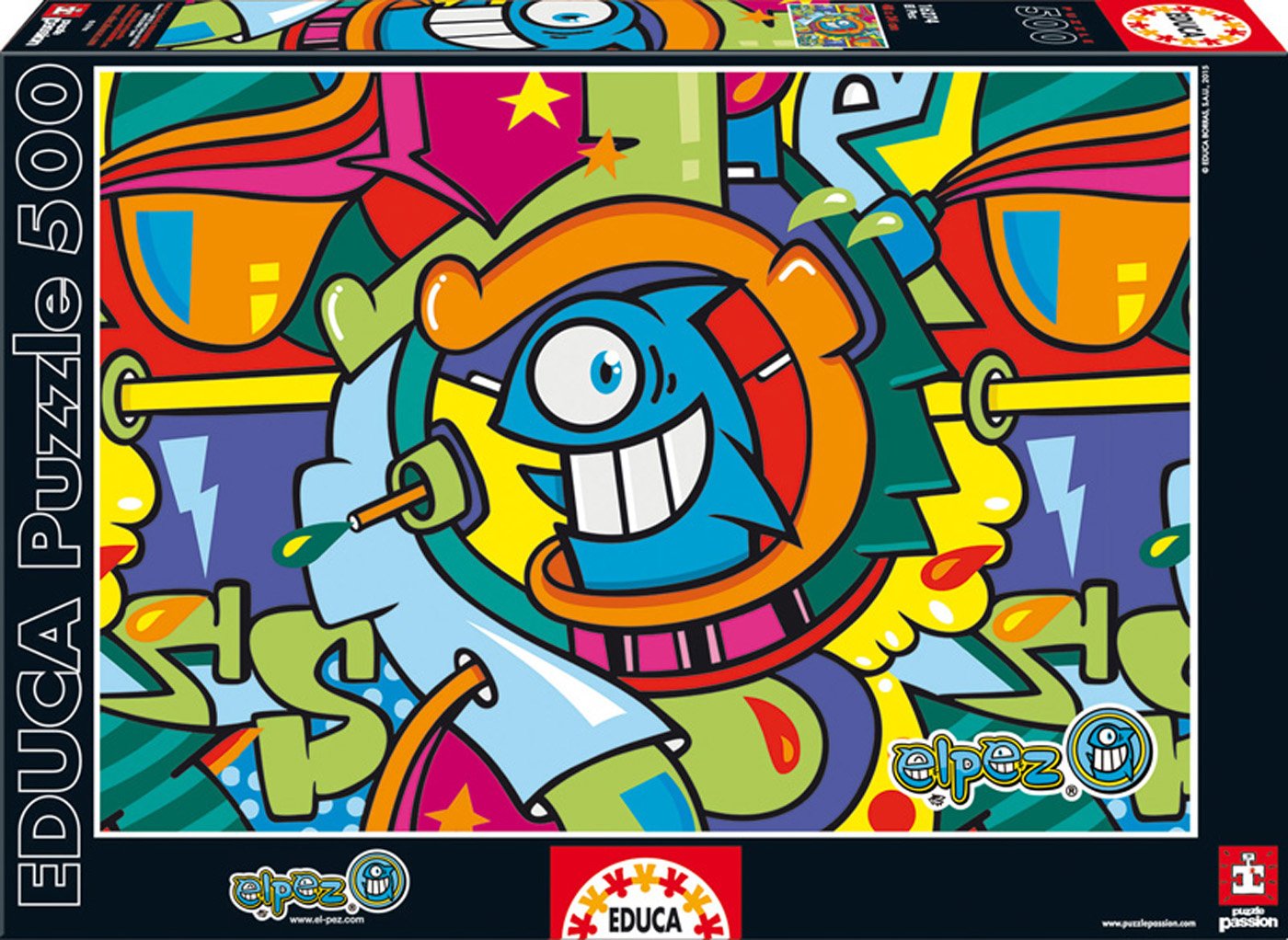 educa-16274-el-pez-puzzle-500-teile-fischmotiv image 1