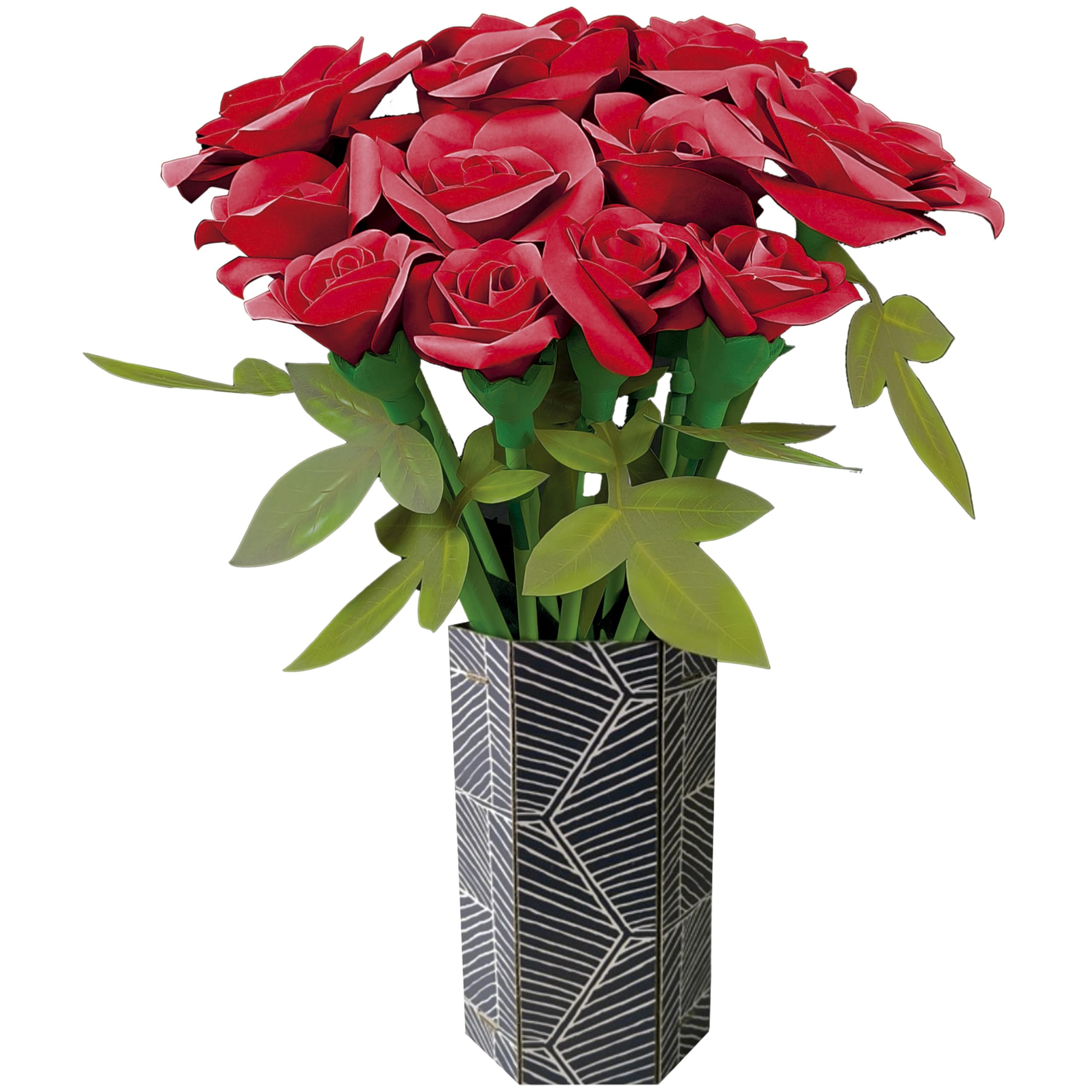 educa-floral-art-rosenstrau-bastelset-12-papierrosen-ab-14 image 2
