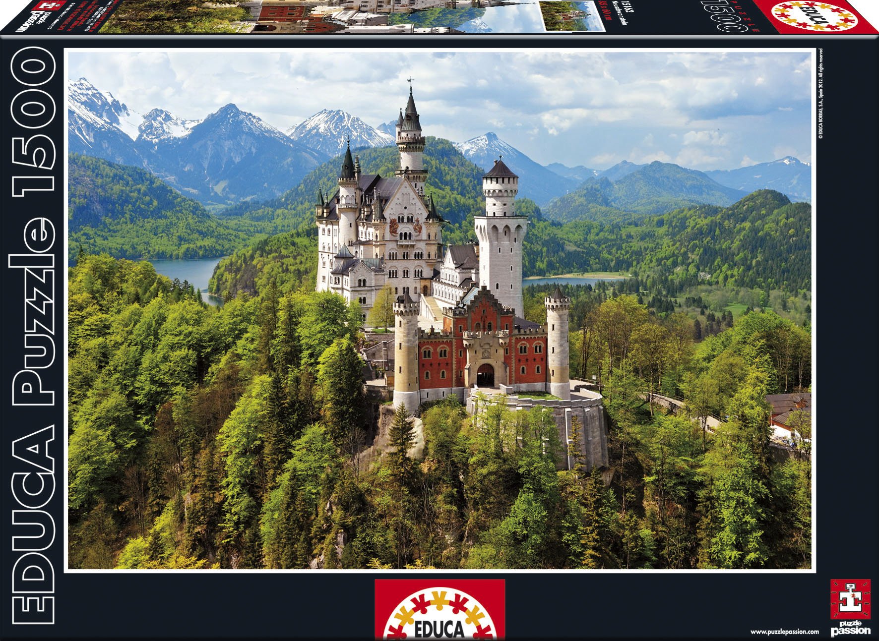 educa-15162-neuschwanstein-puzzle-1500-teile-85x60-cm image 1