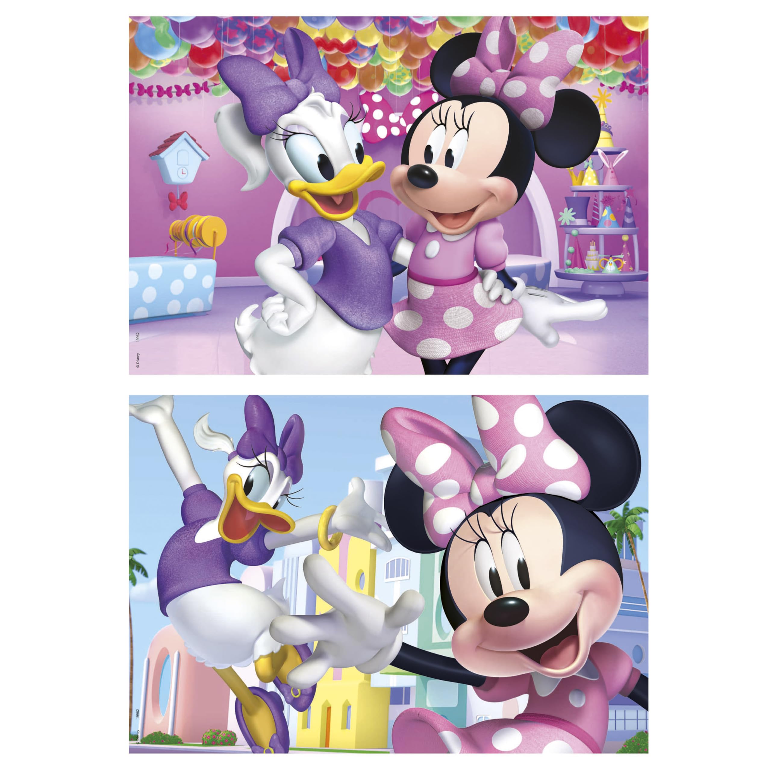 educa-minnie-mouse-2x50-teile-holzpuzzle-kinder-ab-5-jahren image 2