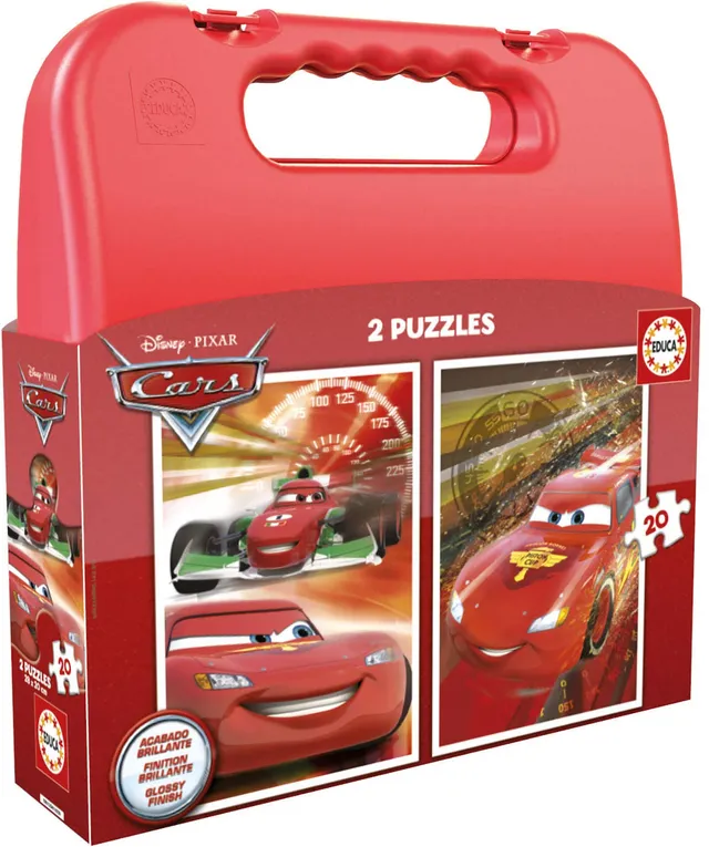 educa-cars-koffer-puzzle-2x20-teile-disney-ab-4-jahren image 1