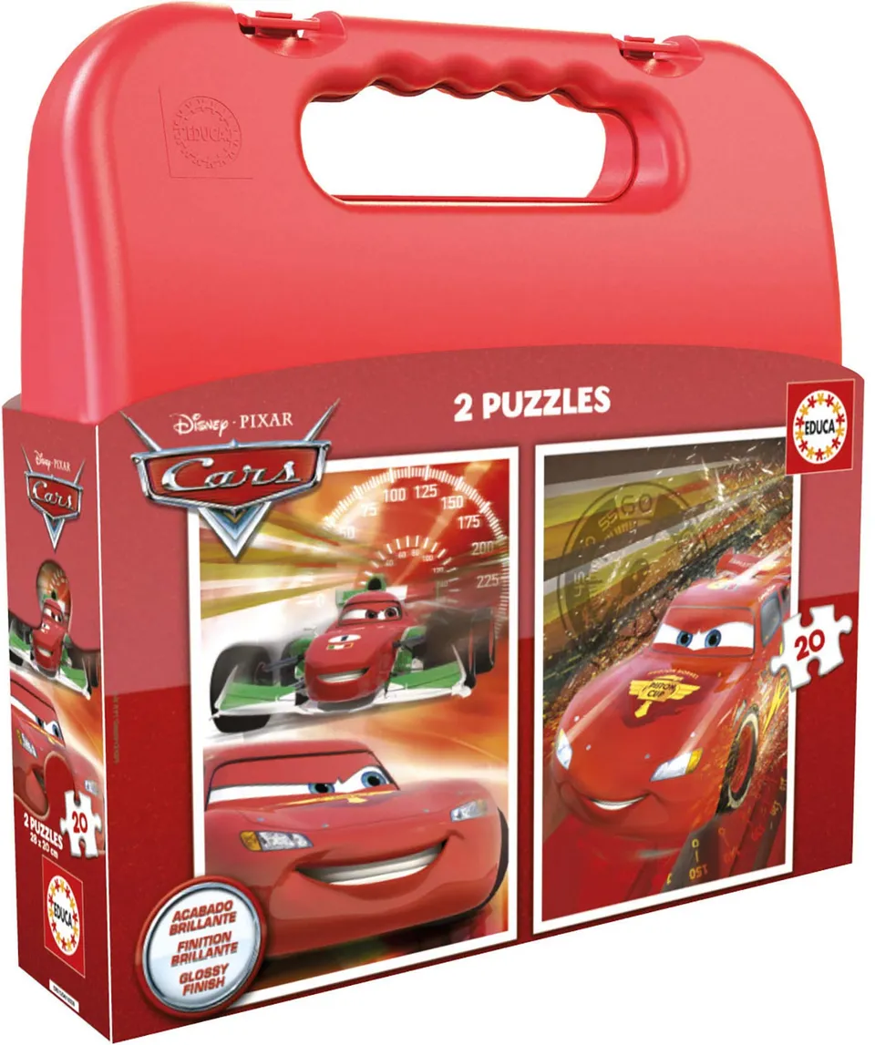 educa-cars-koffer-puzzle-2x20-teile-disney-ab-4-jahren image 1