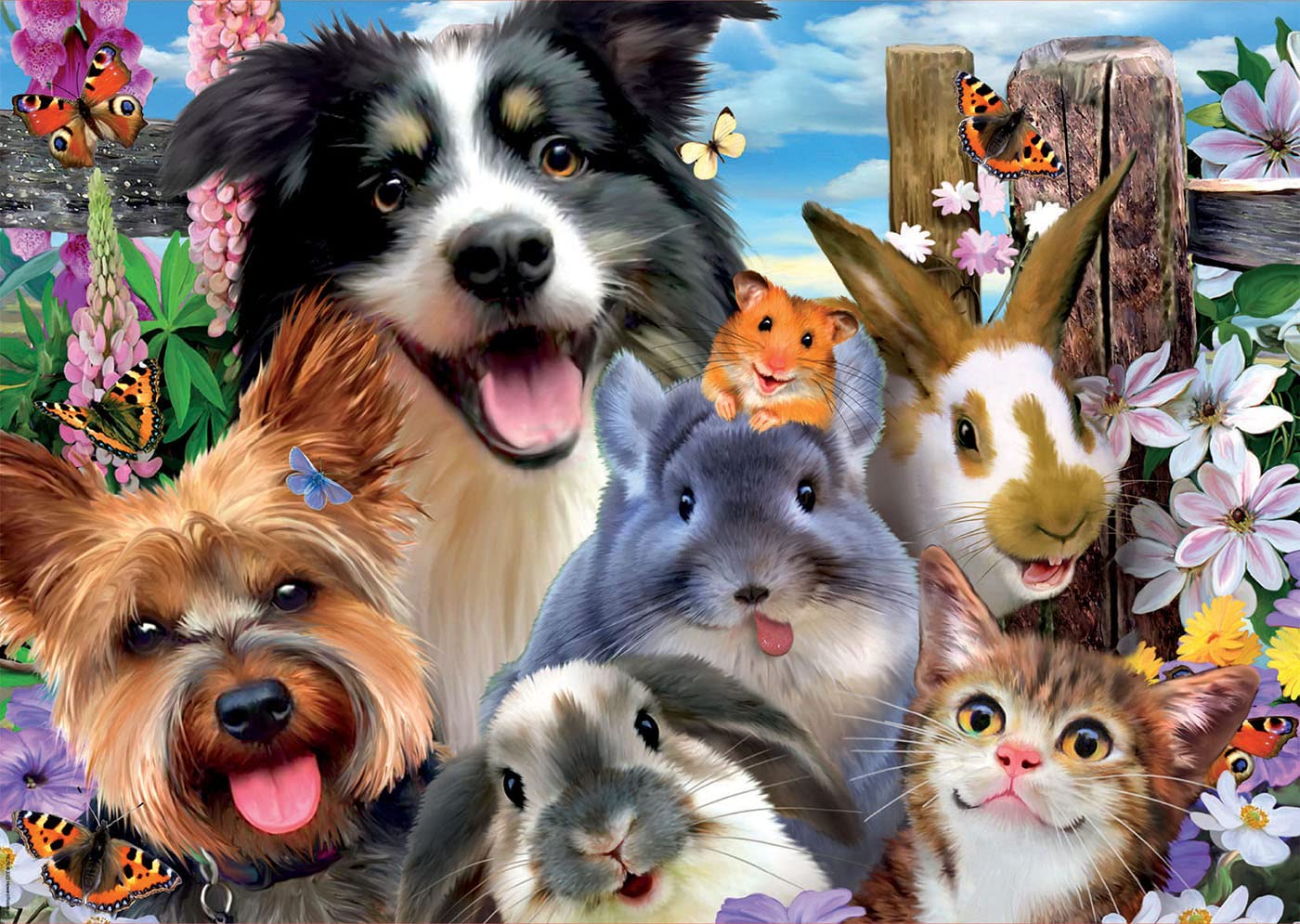 educa-haustiere-selfie-puzzle-500-teile-48x34-cm-ab-11-j image 2