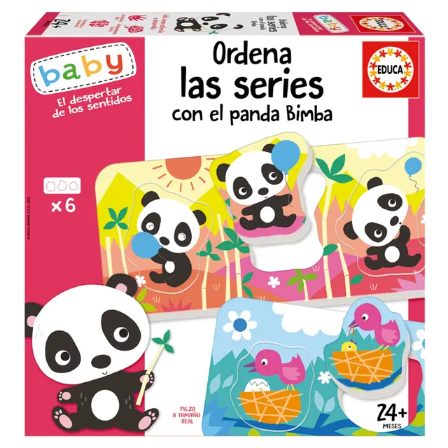educa-bimba-panda-sortierspiel-lernspiel-6-teile-ab-24-monaten image 1