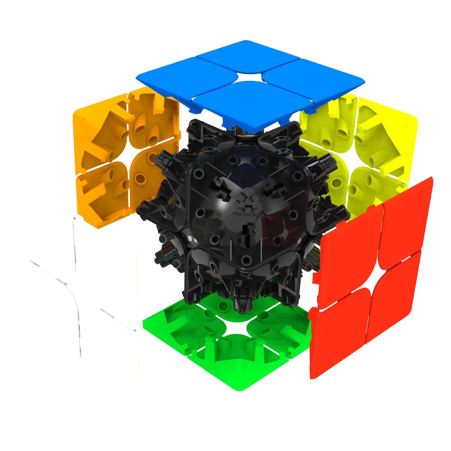 gan-249-v2-speedcube-2x2-52g-honeycomb-ohne-magnet image 4
