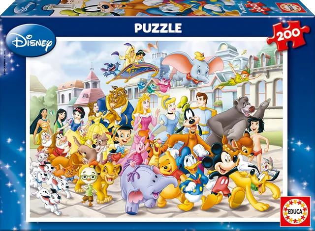 educa-disney-parade-13289-puzzle-200-teile-ab-6-jahren image 1