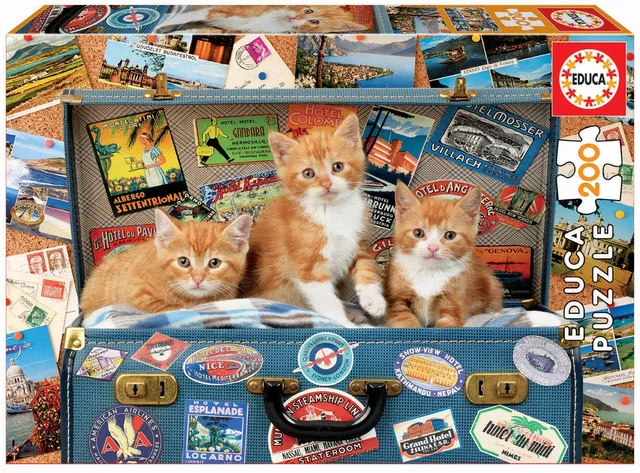 educa-k-tzchen-reisekoffer-puzzle-200-teile-retro-ab-6-jahren image 1