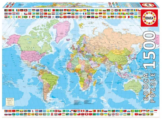 educa-politische-weltkarte-1500-teile-puzzle-85x60-cm image 1