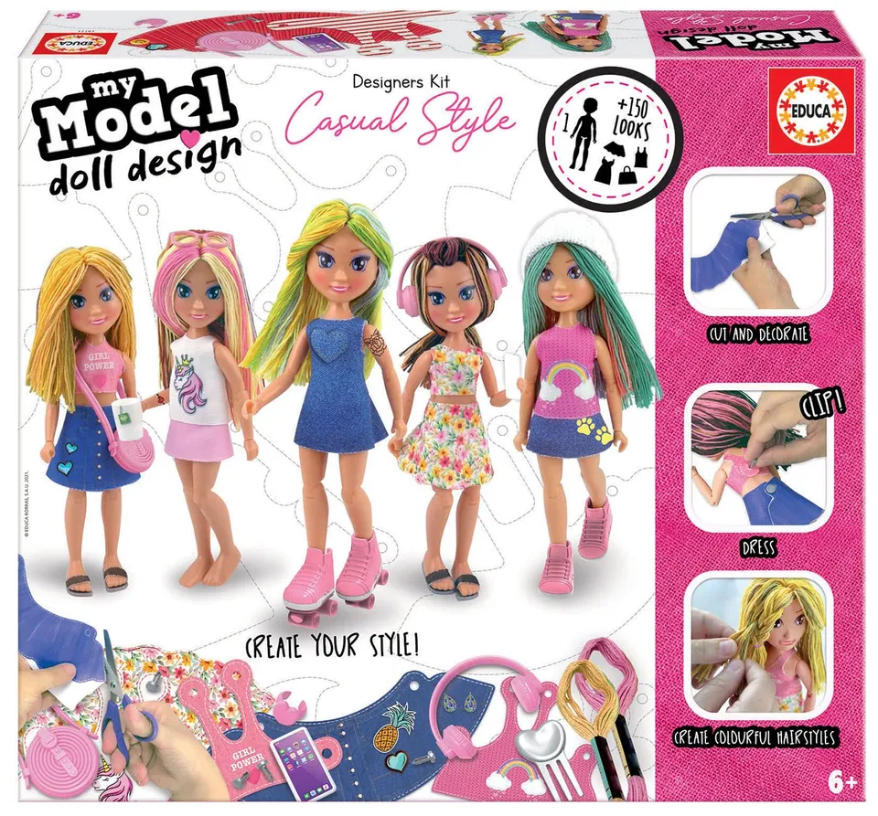 educa-my-model-19171-casual-puppe-bastelset-diy-ab-6-jahren image 1