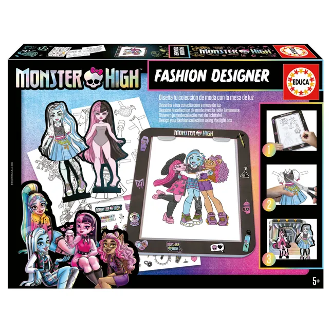 educa-monster-high-designtafel-fashion-designer-kreativset-ab-5 image 1