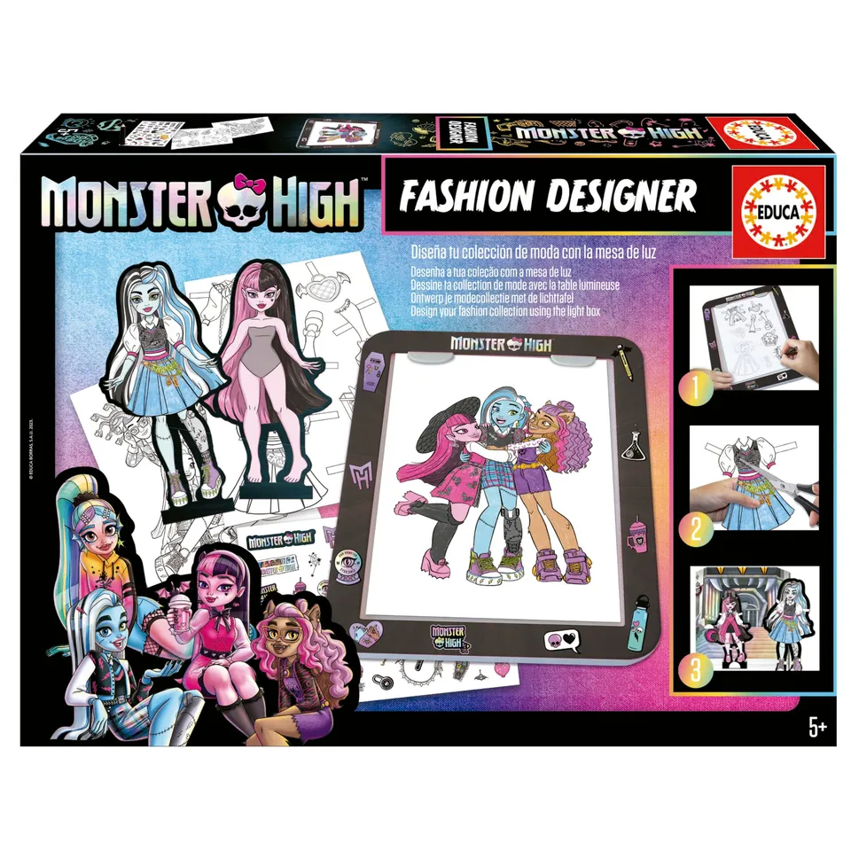 educa-monster-high-designtafel-fashion-designer-kreativset-ab-5 image 1