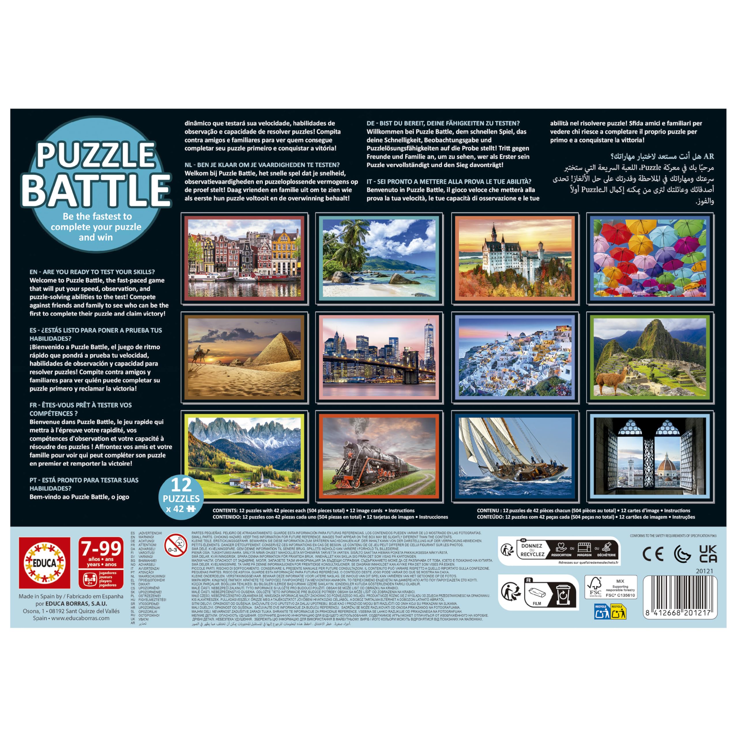educa-20121-puzzle-battle-kampf-landschaften-spiel-ab-7-jahren image 3