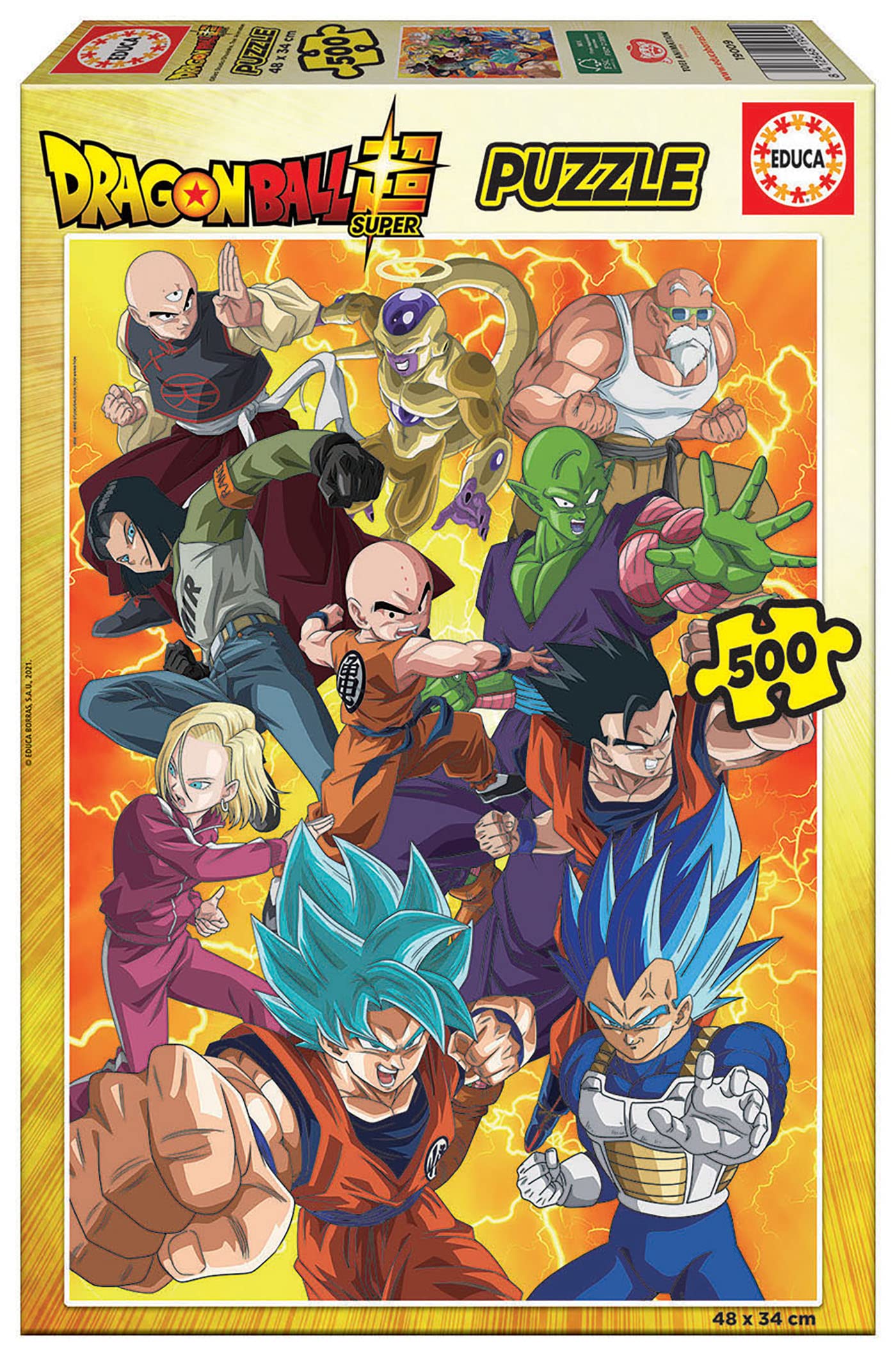 educa-dragon-ball-super-19009-puzzle-500-teile-anime image 1