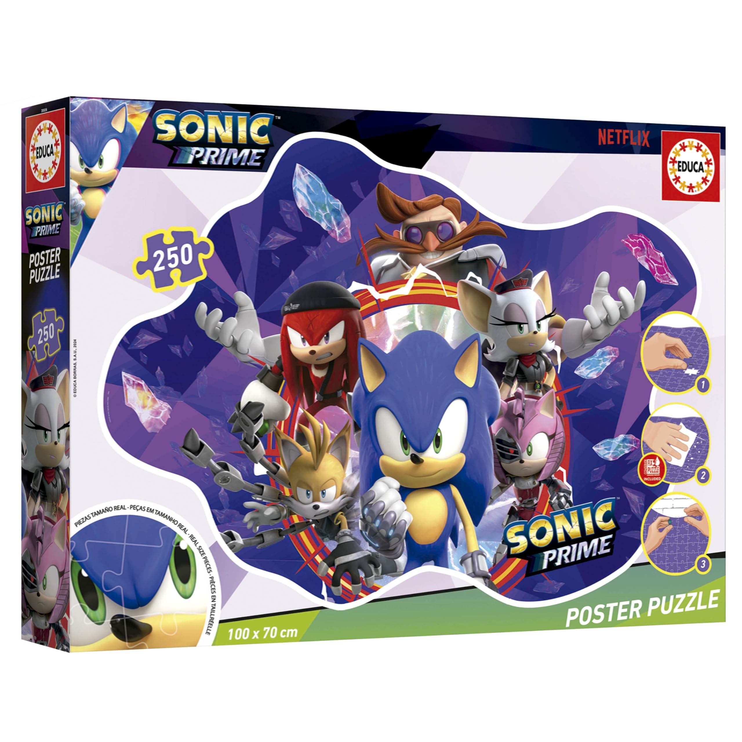 educa-sonic-prime-poster-puzzle-250-teile-xxl-100x70-cm-ab-8-j image 4
