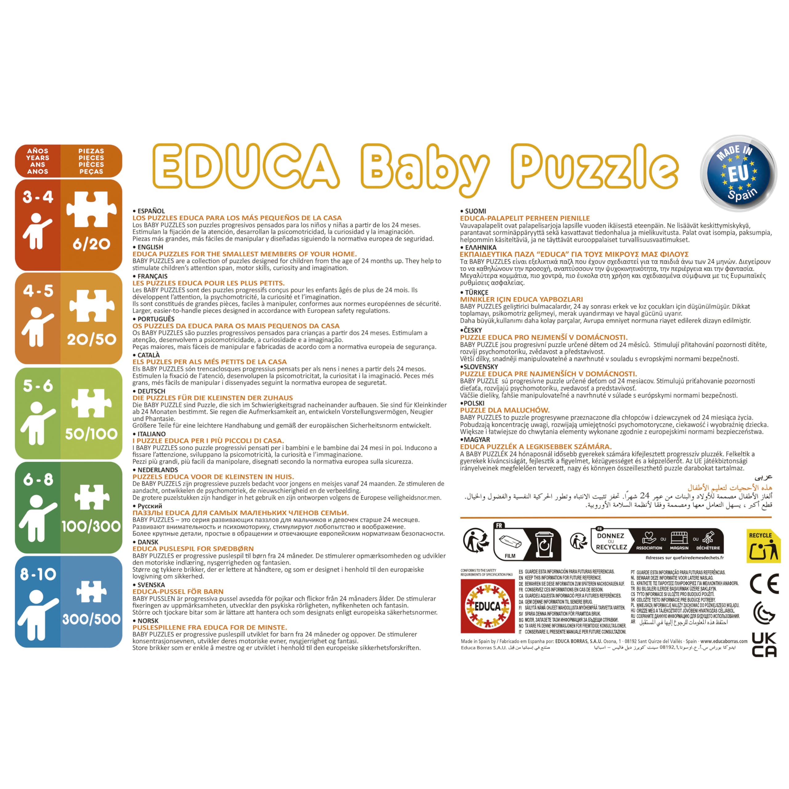 educa-13473-tiere-baby-puzzleset-5-puzzle-ab-24-monaten image 2