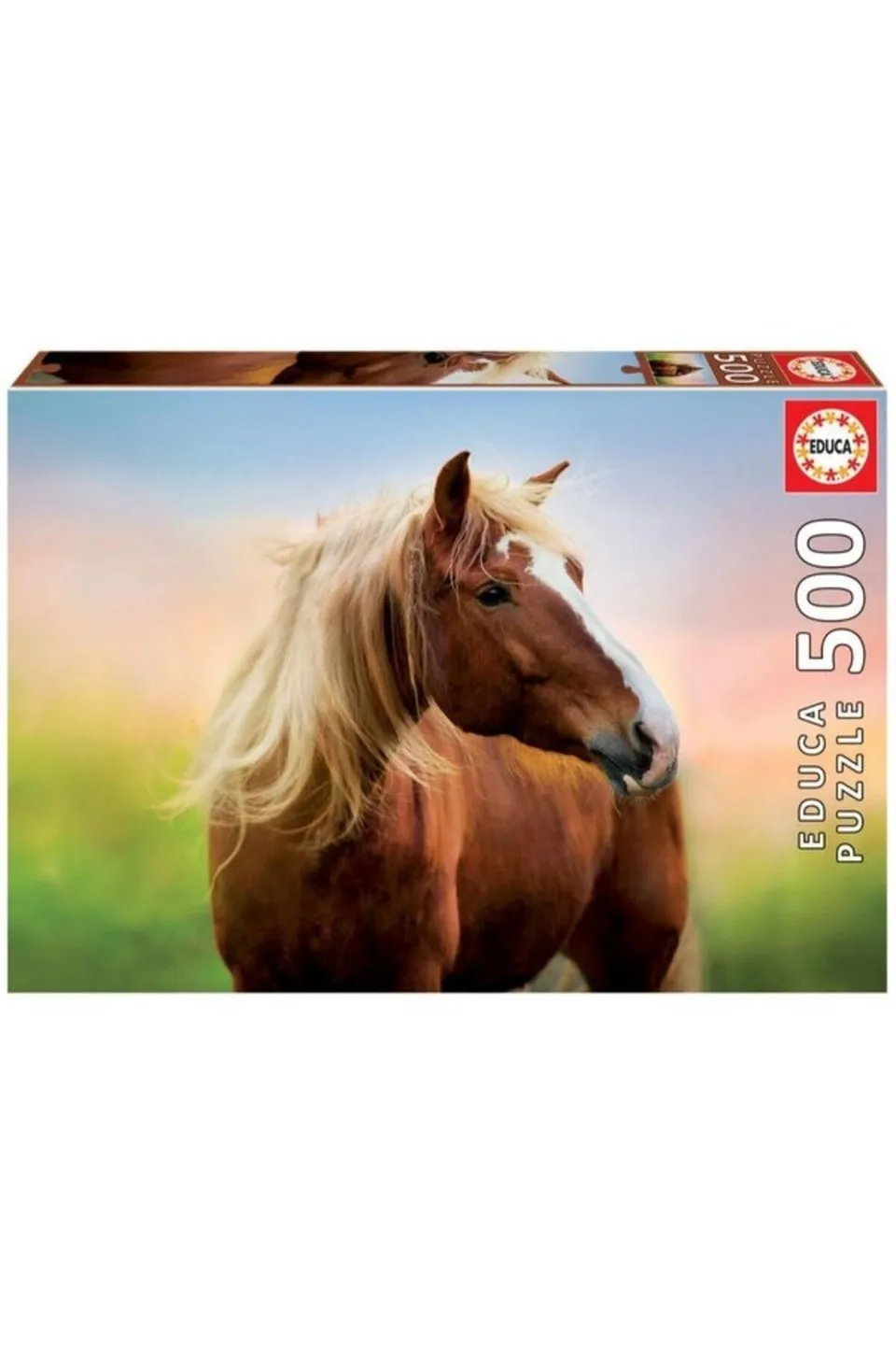 educa-19000-pferd-im-sonnenaufgang-puzzle-500-teile-ab-10-jahren image 1