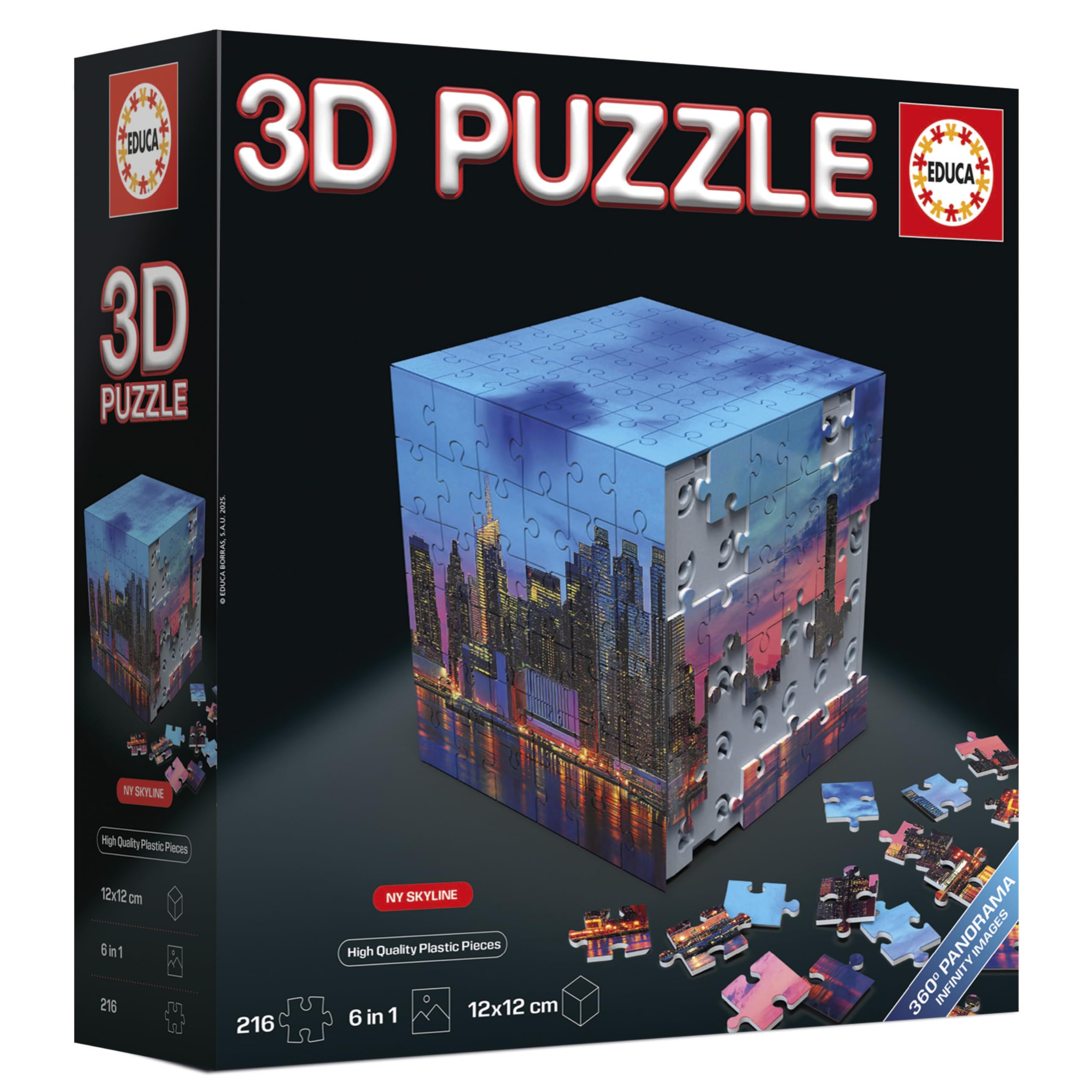 educa-3d-puzzle-ny-skyline-challenge-cube-216-teile-20335-ab-8 image 5