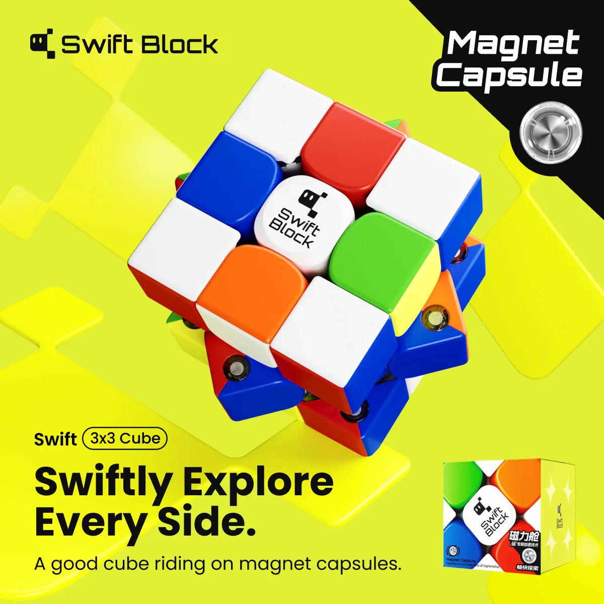 gan-swift-block-355s-zauberw-rfel-3x3-magnetisch image 2
