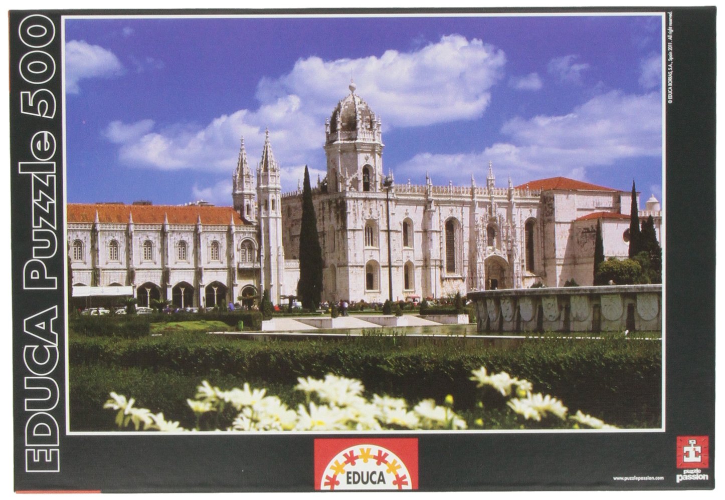 educa-14842-lissabon-kloster-puzzle-500-teile-stadt image 1