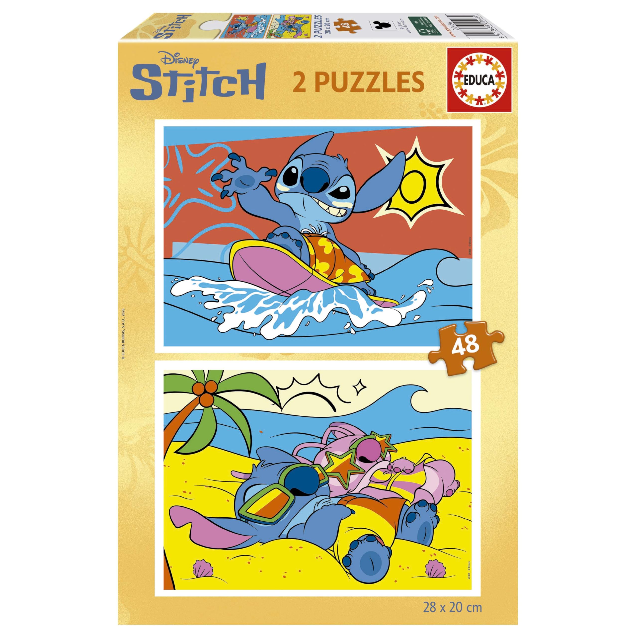 educa-vaiana-puzzleset-2x48-teile-disney-kinderpuzzle-ab-4 image 6