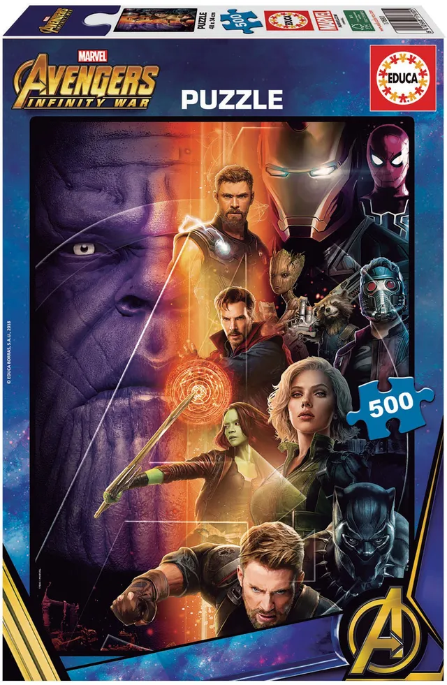 educa-avengers-infinity-war-puzzle-500-teile-48x34-cm image 1