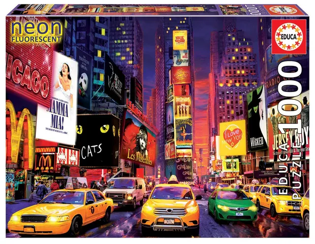 educa-times-square-leuchtpuzzle-1000-teile-new-york image 1