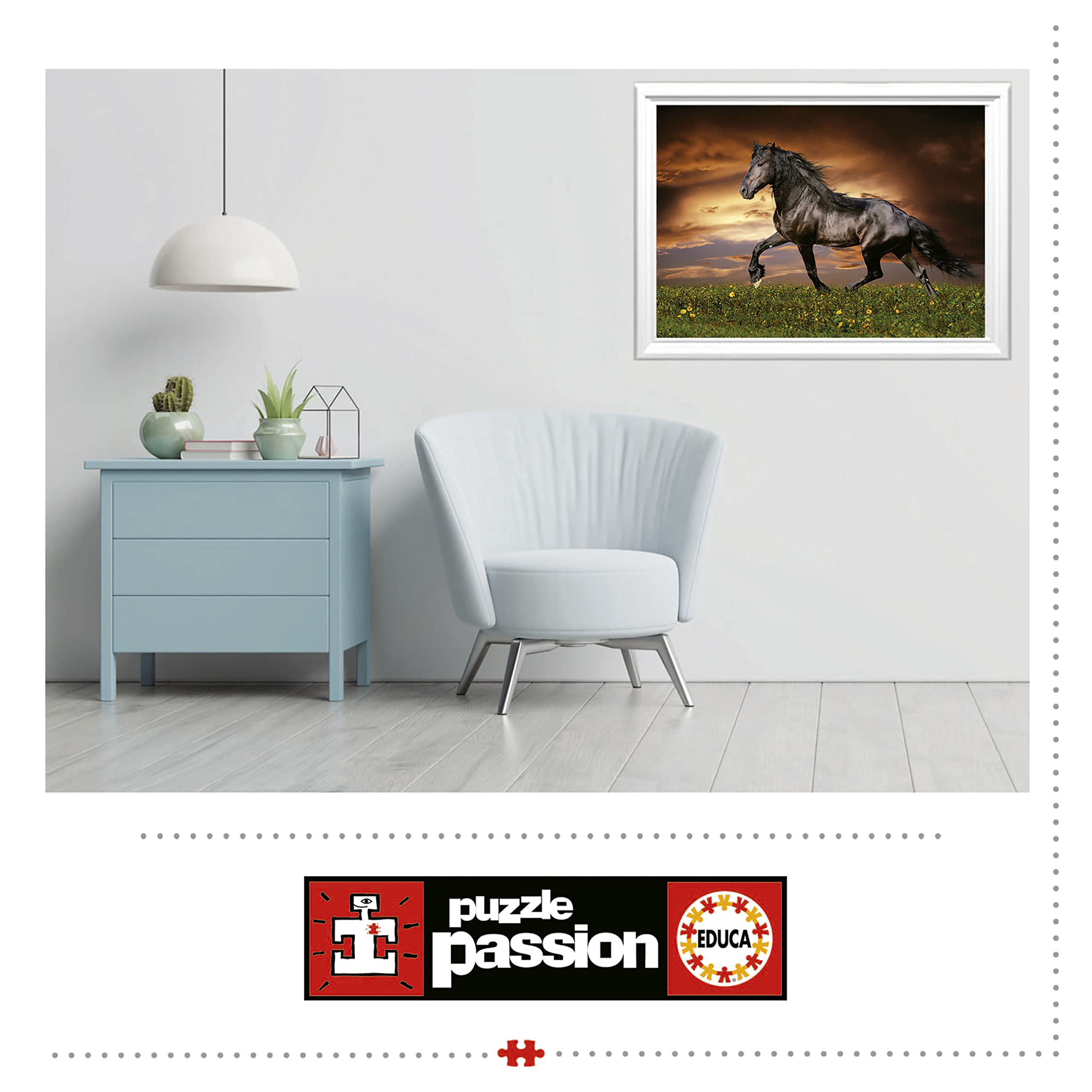 educa-friese-in-der-d-mmerung-19555-puzzle-1000-teile-pferd image 5