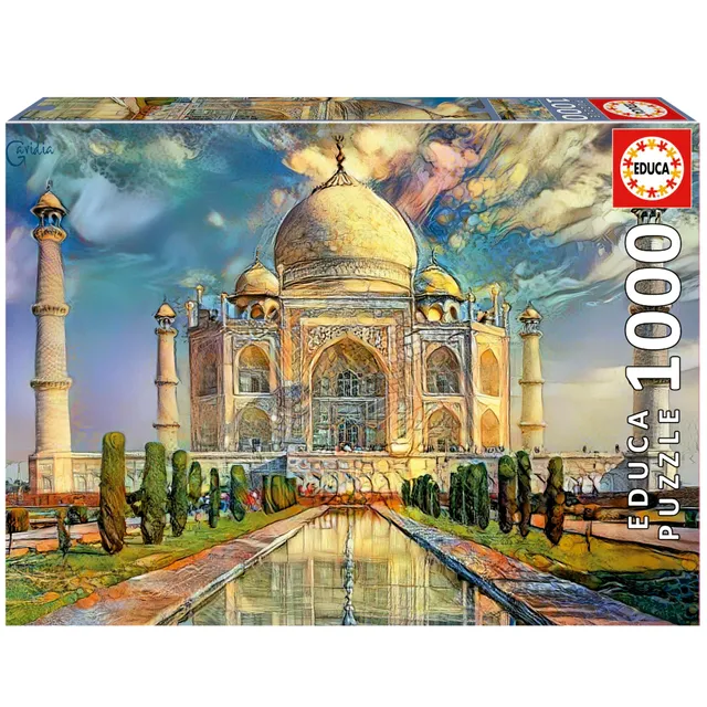 educa-19613-taj-mahal-puzzle-1000-teile-68x48-indien image 1