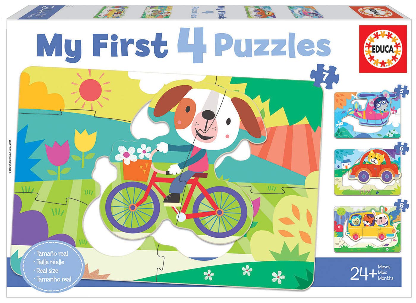 educa-fahrzeuge-meine-ersten-puzzles-18898-kinderpuzzle-4er-set-ab-2 image 1