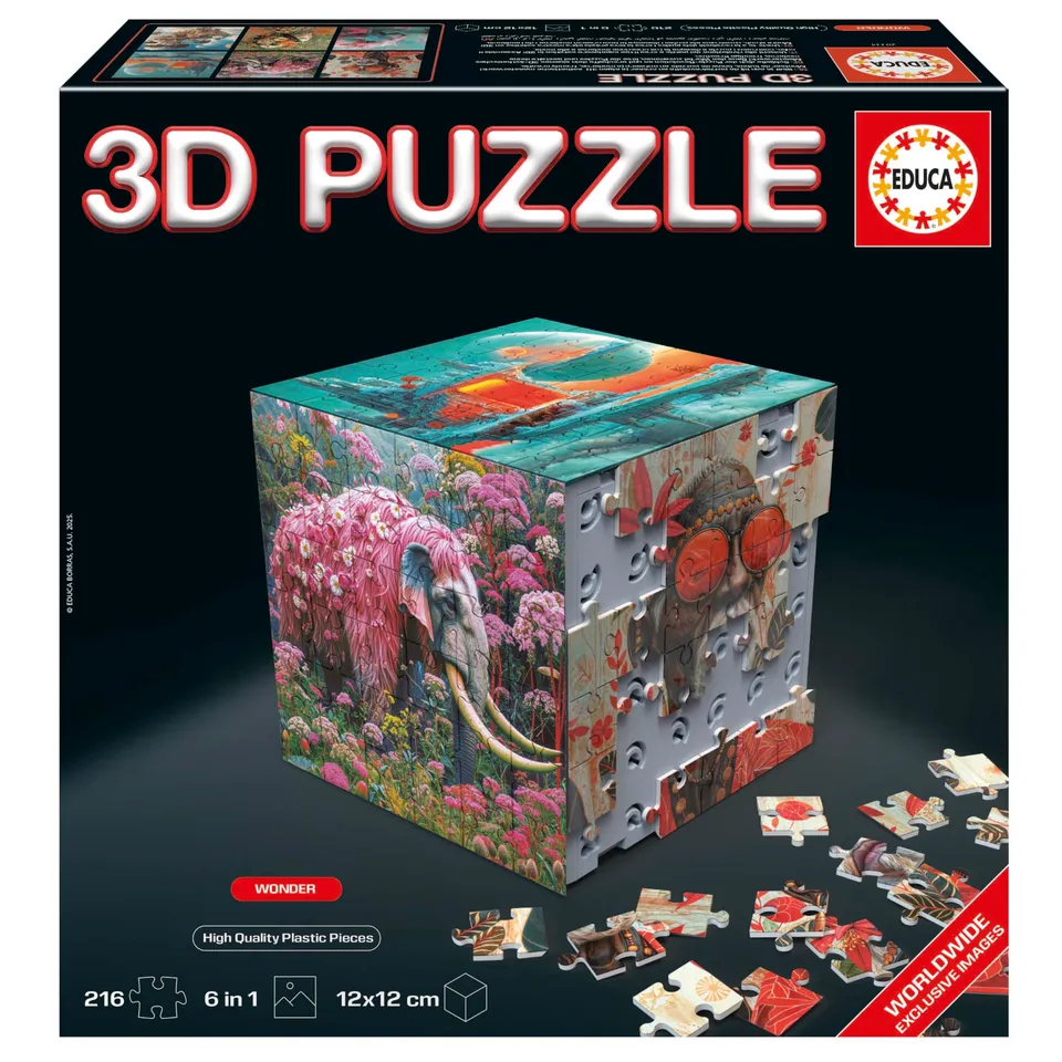 educa-3d-puzzle-wunder-20334-w-rfel-216-teile-ab-8-jahren image 1