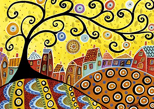 educa-blooming-village-puzzle-1000-teile-karla-gerard image 4