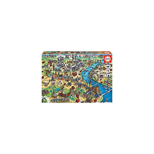 educa-18451-london-city-maps-500-teile-puzzle-england image 2