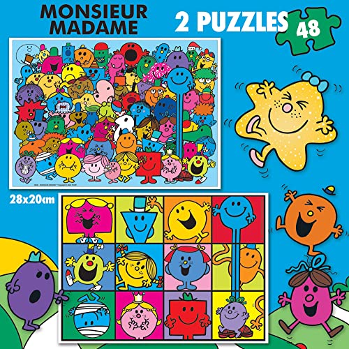 educa-19402-monsieur-madame-puzzle-2x48-teile-ab-4-jahren image 7