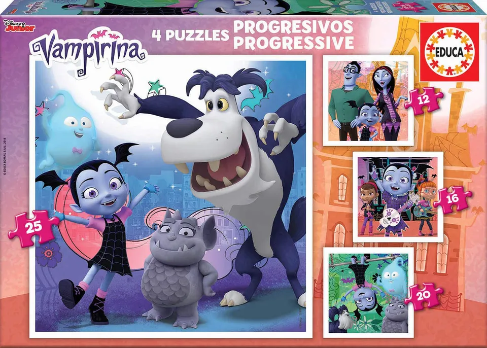 educa-vampirina-progressives-puzzle-12-16-20-25-teile image 1