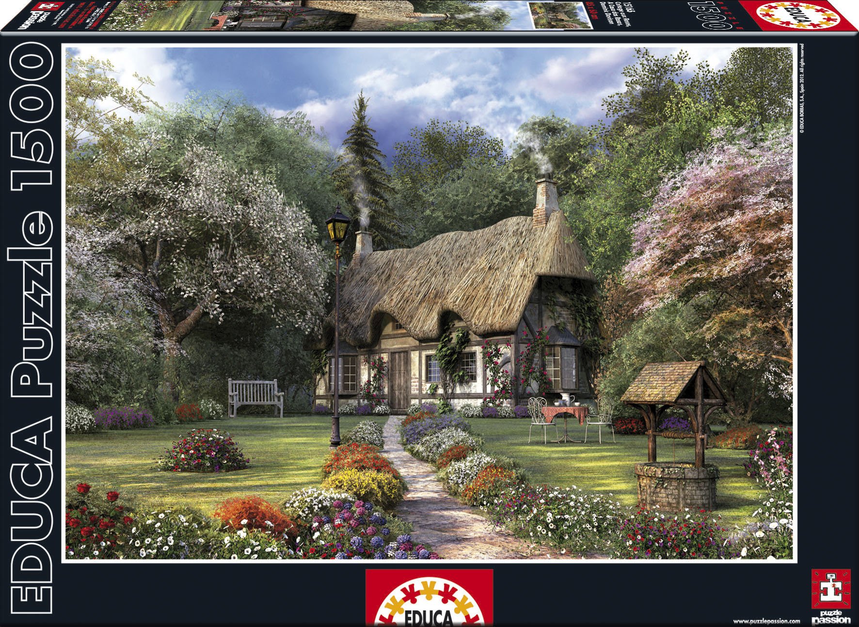 educa-rosen-cottage-15165-puzzle-1500-teile-dominic-davison image 1