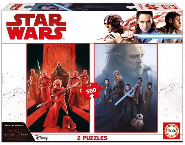 educa-17464-star-wars-episode-viii-puzzle-2x500-teile image 1