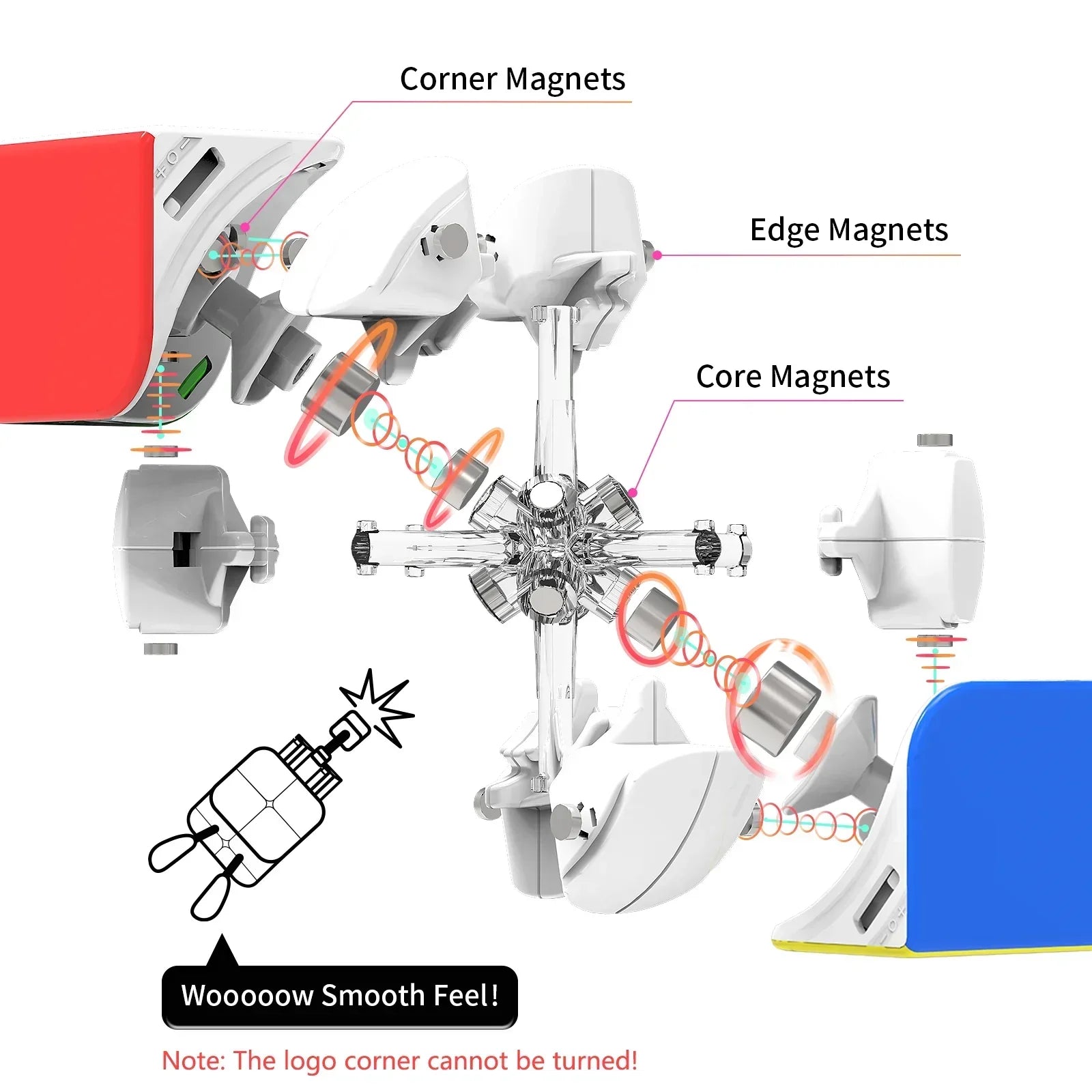 gan-251-m-speedcube-2x2-magnetisch-pro-einstellbar image 2