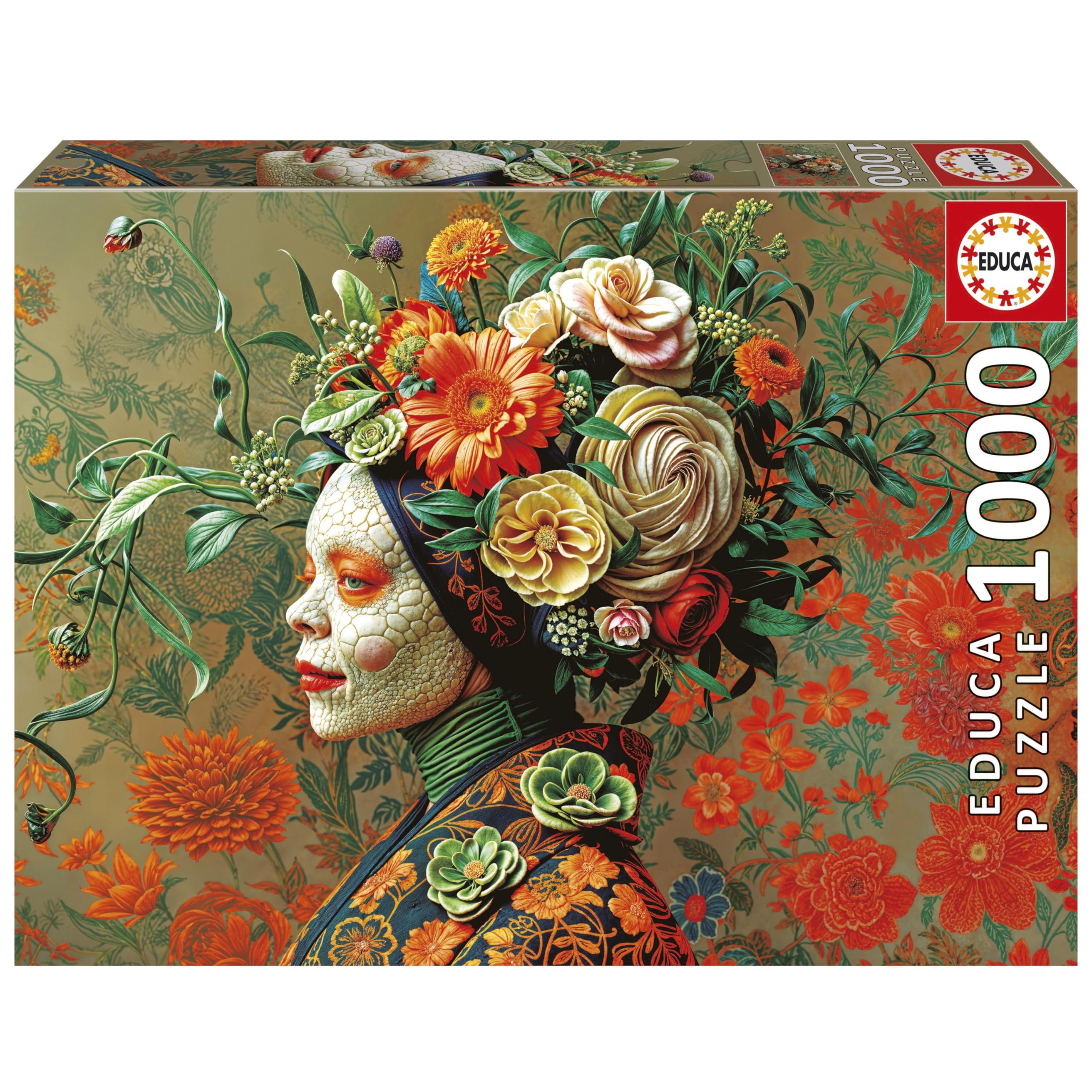 educa-echsenk-nigin-20233-puzzle-1000-teile-mit-kleber image 1