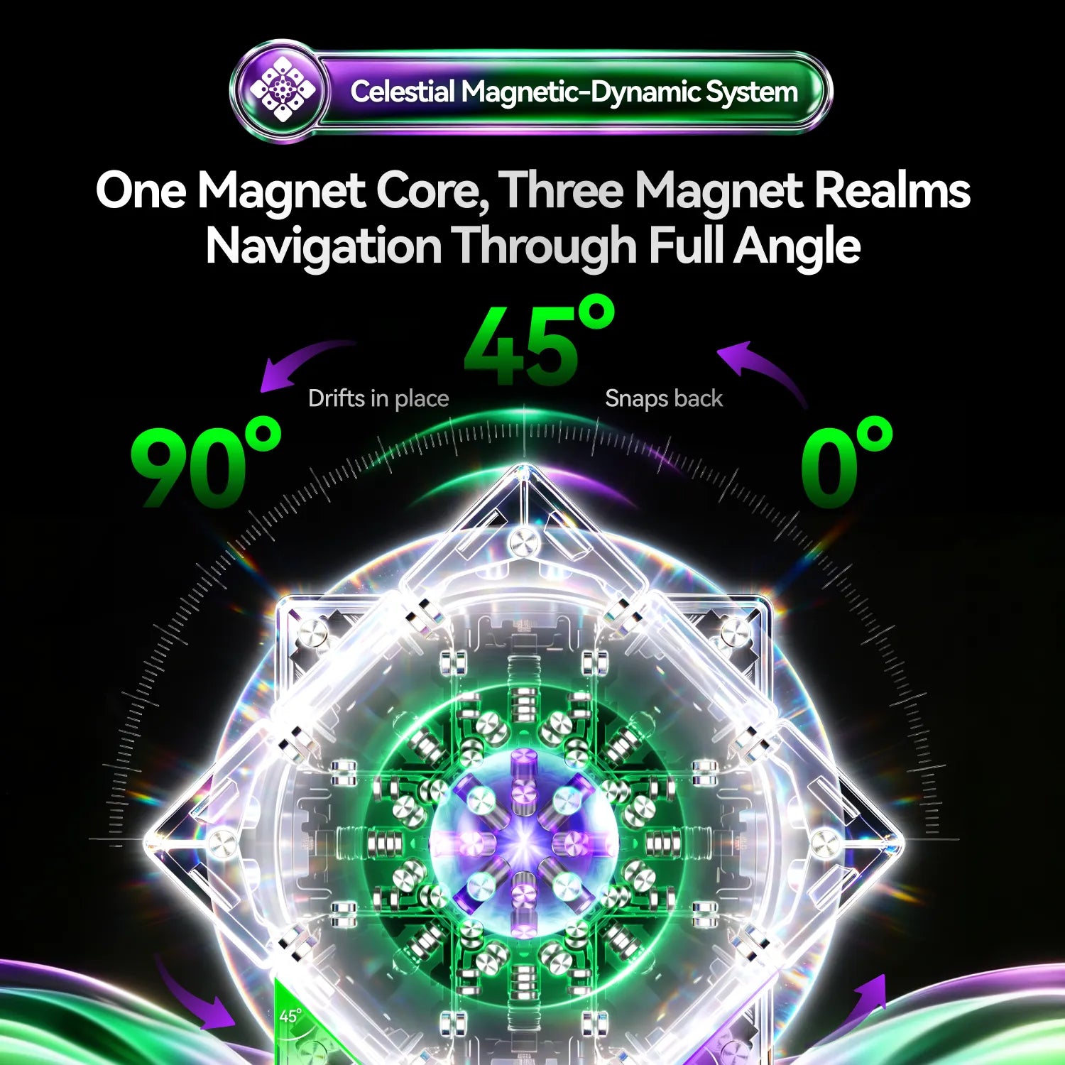 gan-gan17-magdrive-speedcube-3x3-uv-coated-magnetisch image 3