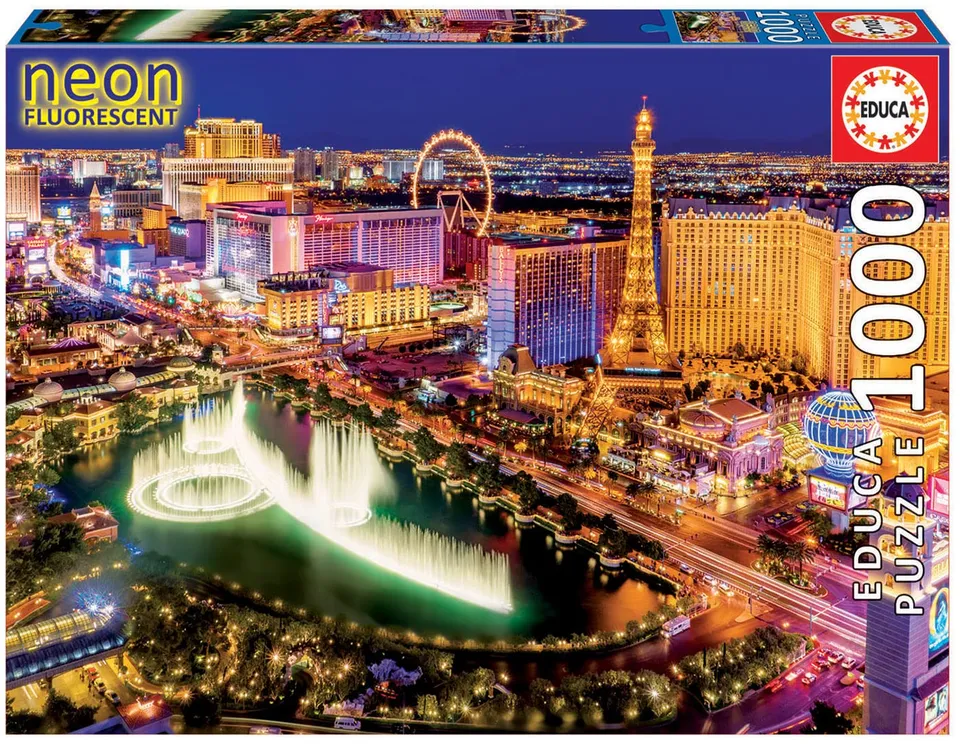 educa-16761-las-vegas-leuchtpuzzle-1000-teile-neon-ab-11 image 1