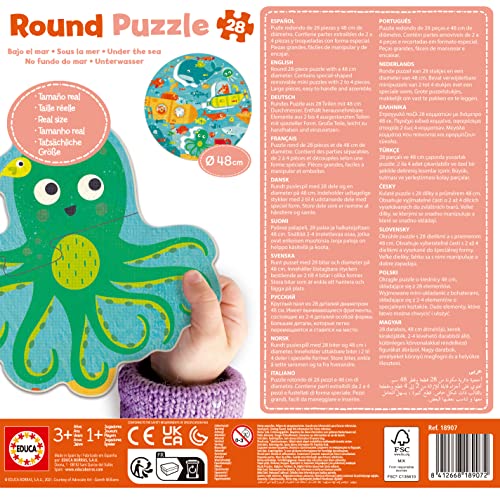 educa-unterwasserwelt-28-teile-rund-puzzle-ab-3-jahren-48cm image 8
