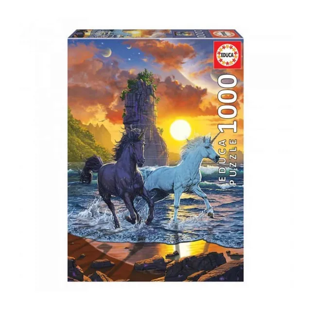 educa-19025-unicorns-einh-rner-puzzle-1000-teile image 1