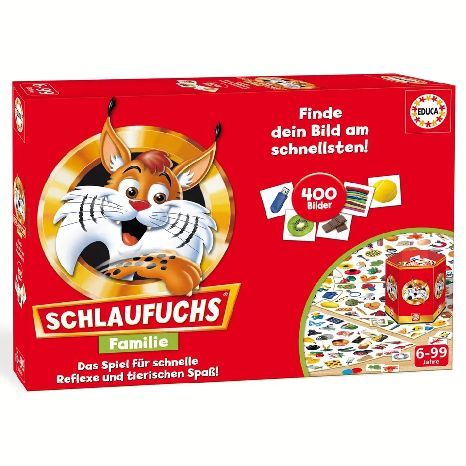 educa-20058-schlaufuchs-familie-brettspiel-kartenspiel-ab-6-jahren image 1