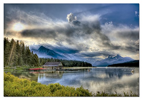 educa-15558-bootshaus-maligne-see-puzzle-1000-teile-kanada image 4