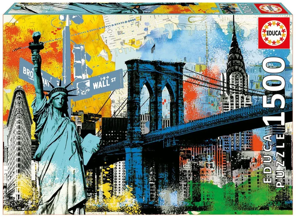 educa-17120-urban-liberty-puzzle-1500-teile-new-york-85x60 image 1