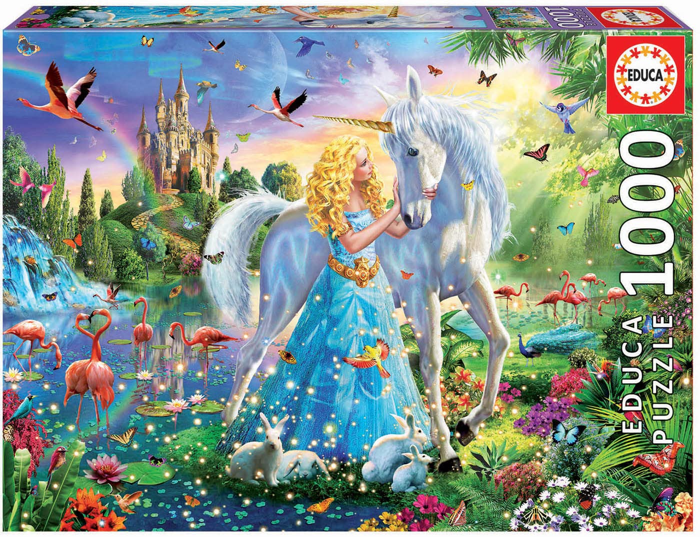 educa-prinzessin-einhorn-17654-puzzle-1000-teile-ab-14-j image 1