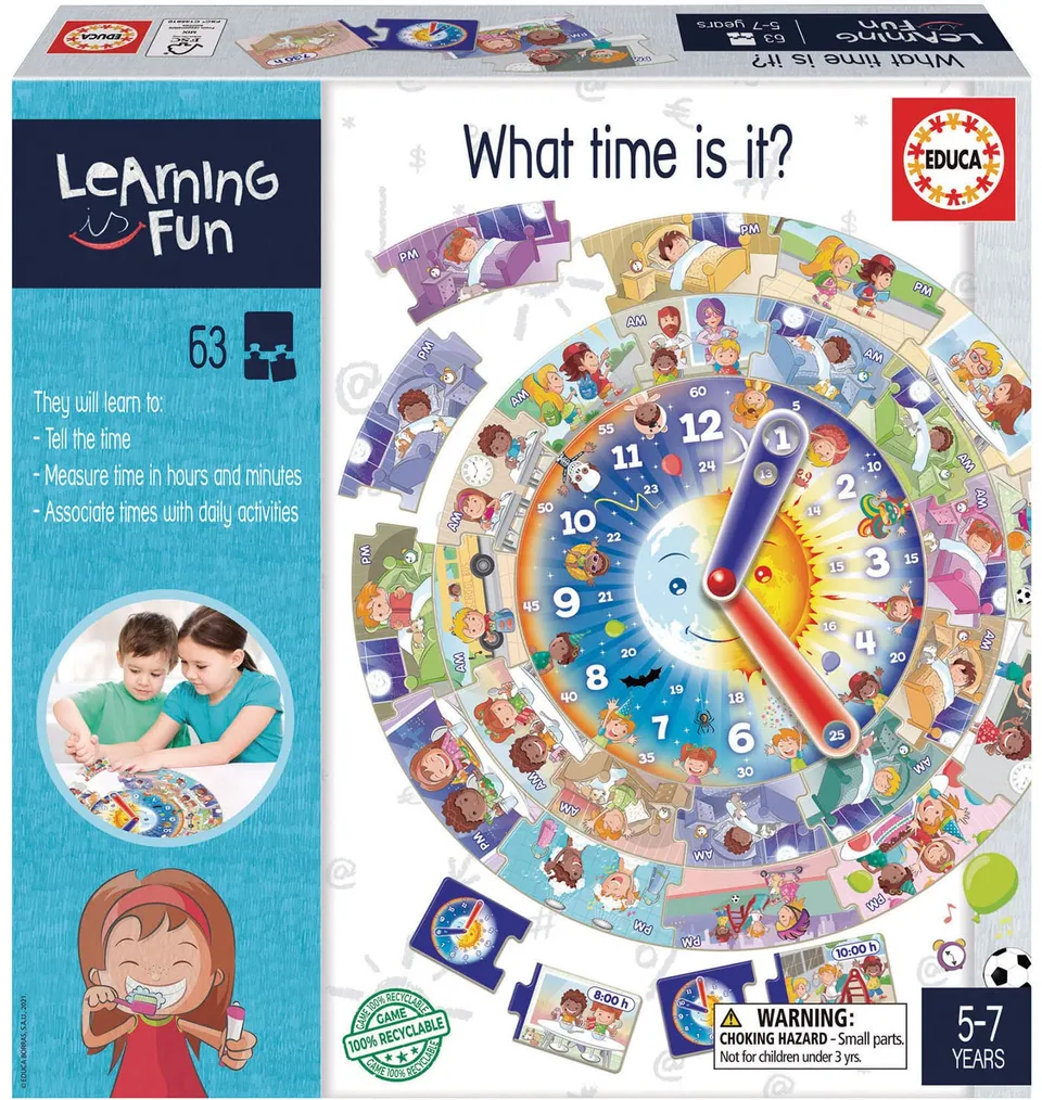 educa-learning-is-fun-18841-wie-sp-t-ist-es-lernuhr-ab-5-jahren image 1