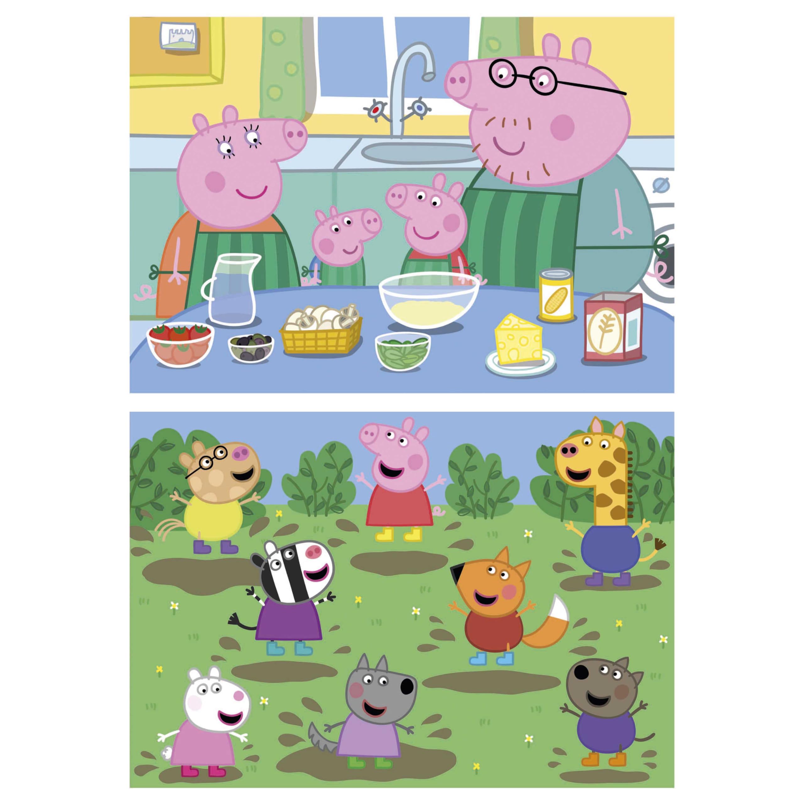educa-peppa-pig-19995-holzpuzzle-set-2x25-teile-ab-4-j image 2