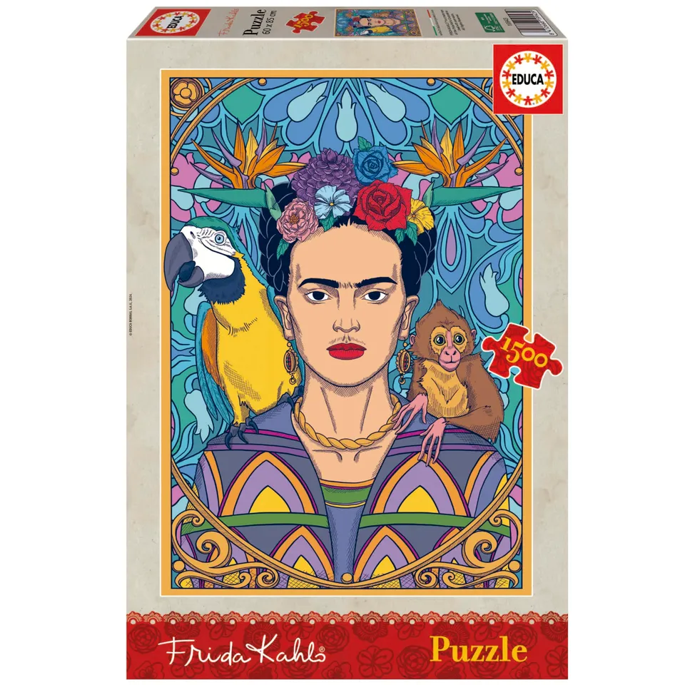 educa-19943-frida-kahlo-puzzle-1500-teile-85x60-cm image 1