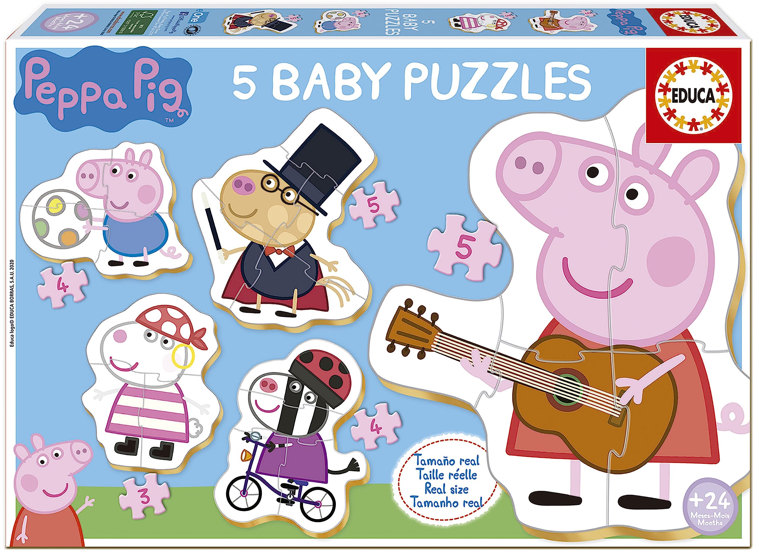 educa-peppa-wutz-18645-kinderpuzzle-4in1-20-80-teile image 7